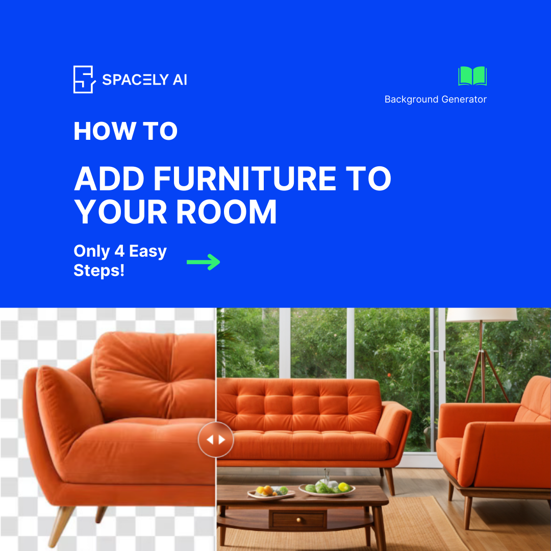 Discover Your Perfect Room Design with Spacely AI: Add Furniture to Your Room in 4 Easy Steps!