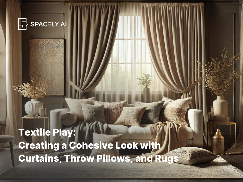 Textile Play: Creating a Cohesive Look with Curtains, Throw Pillows, and Rugs