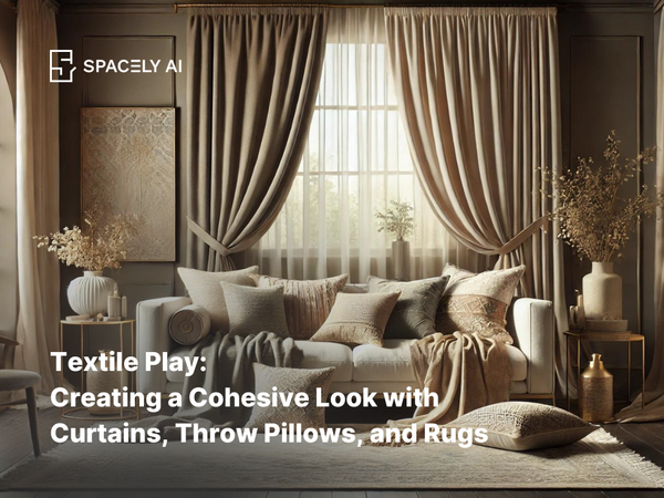 Textile Play: Creating a Cohesive Look with Curtains, Throw Pillows, and Rugs