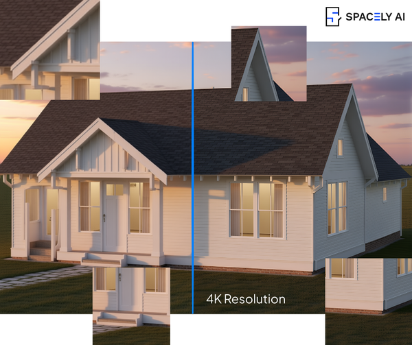 Crystal Clear Quality: Spacely AI Now Supports 4K Resolution